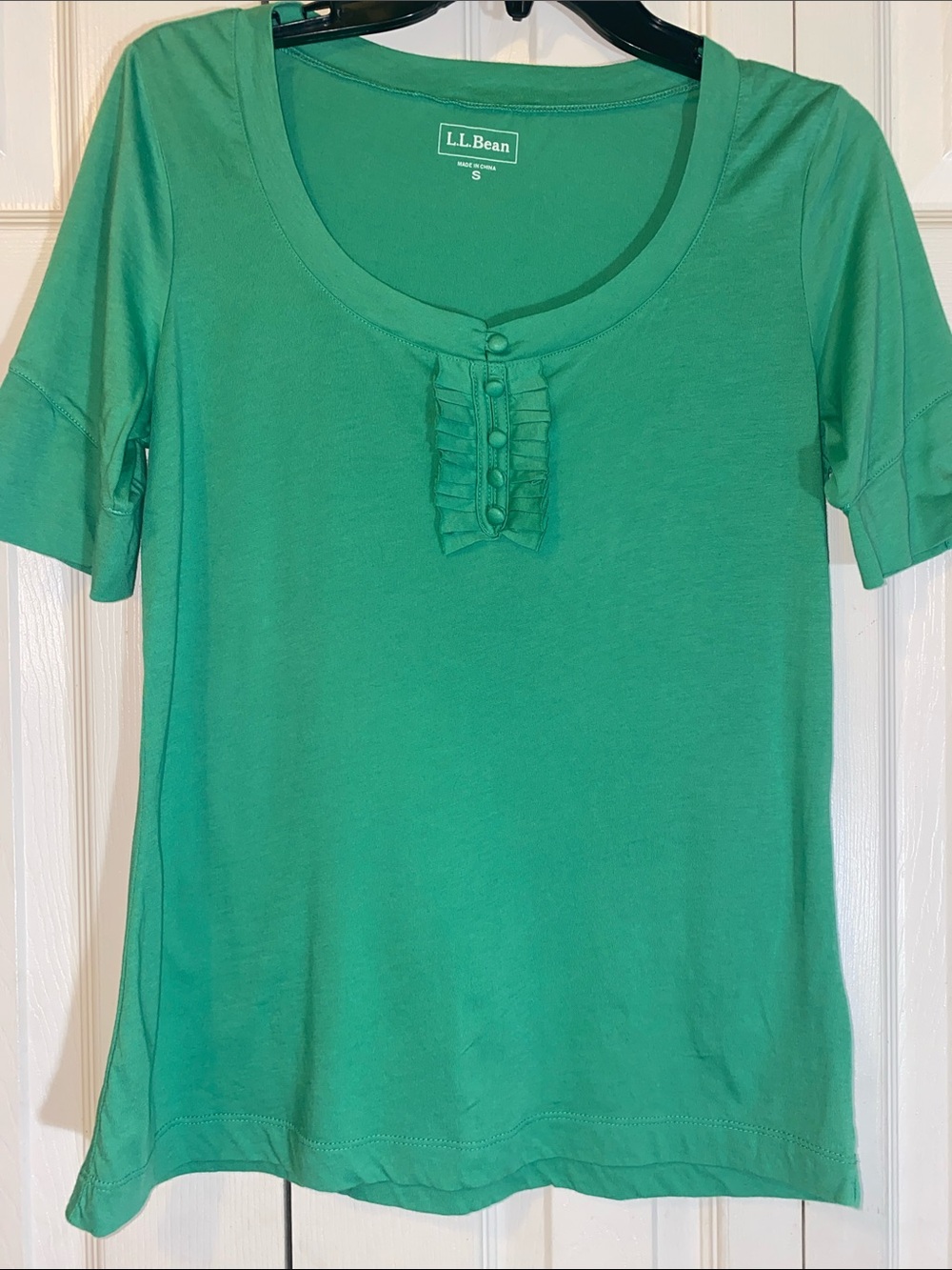 L.L. Bean Bright Green Short Sleeve Tee